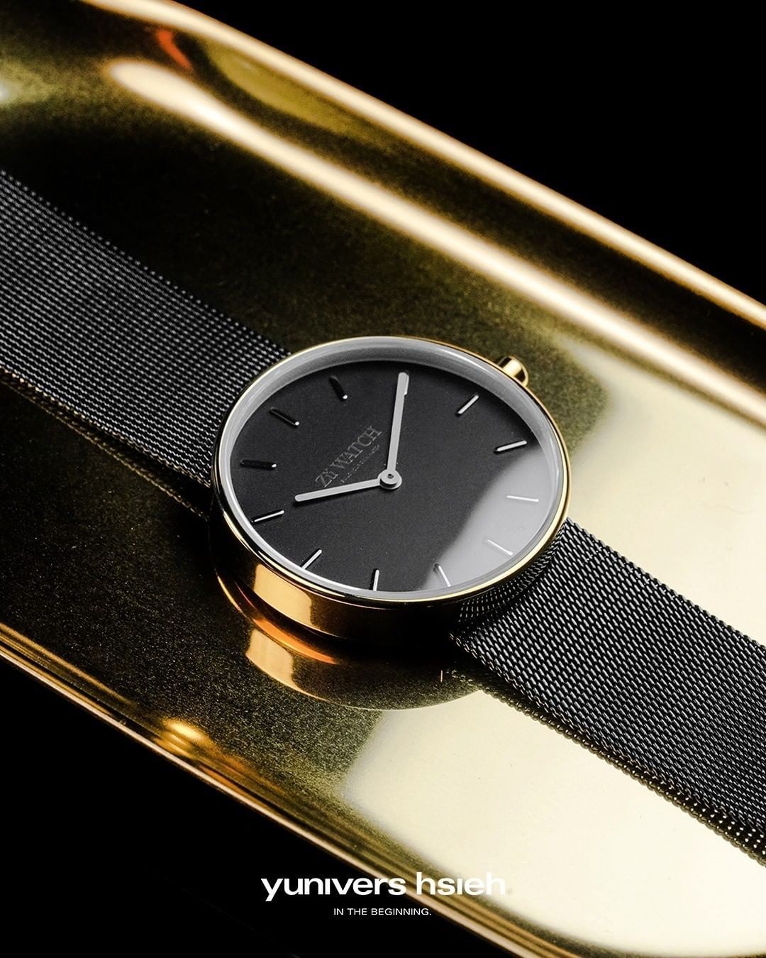 SIMPLE BLACK｜CLASSIC GOLD｜ZUWATCH SERIES - yunivers hsieh