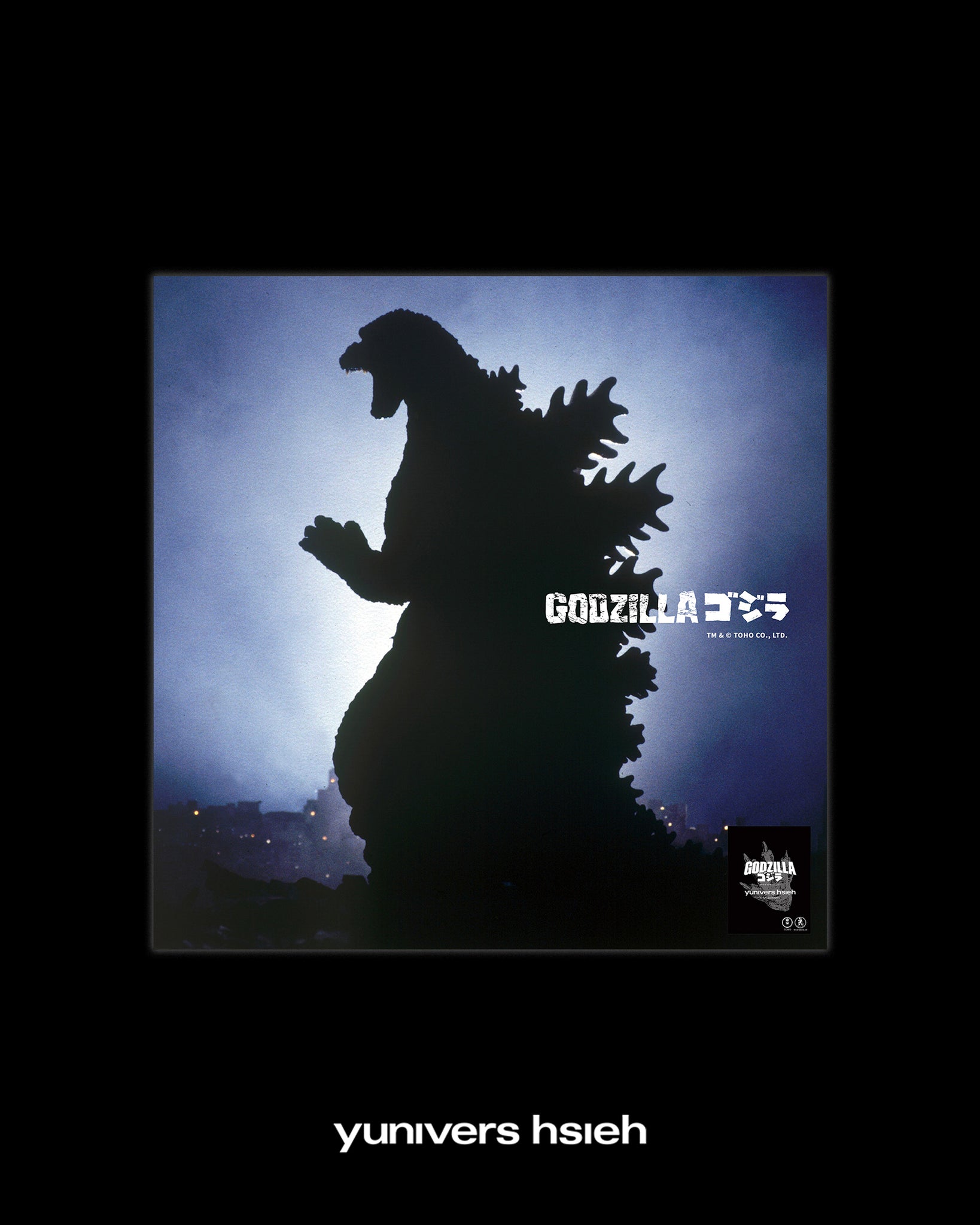 【PRE-ORDER】1989-GODZILLA｜GODZILLA 70th SERIES｜SILK SCARF SERIES｜LIMITED EDITION