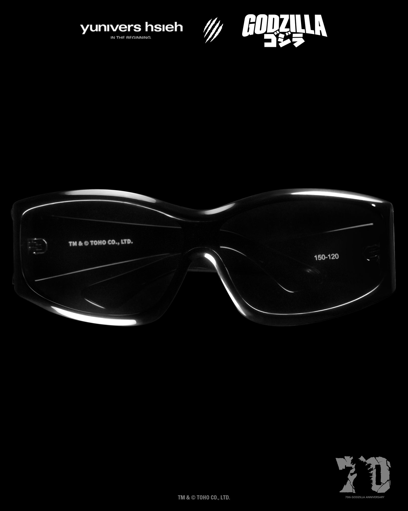 【PRE-ORDER】GODZILLA-BLACK｜GODZILLA 70th SERIES｜SUNGLASSES SERIES｜LIMITED EDITION