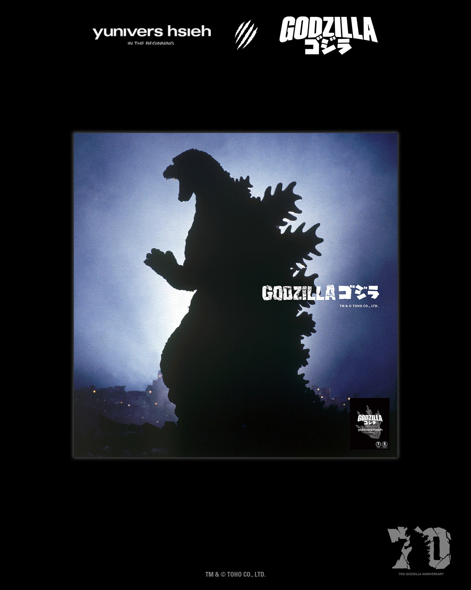 【PRE-ORDER】1989-GODZILLA｜GODZILLA 70th SERIES｜SILK SCARF SERIES｜LIMITED EDITION