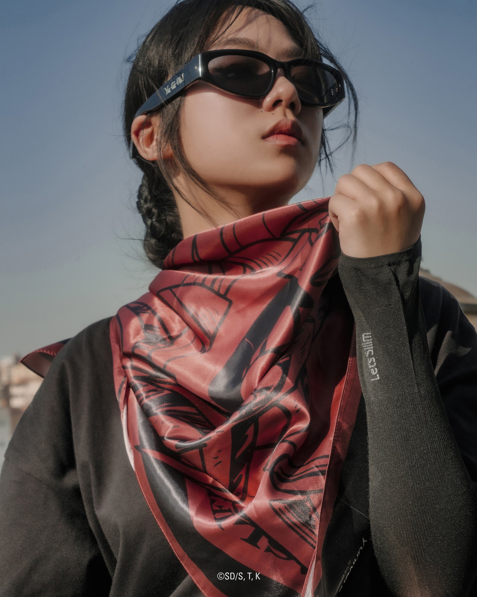 SLIFER THE SKY DRAGON｜YU-GI-OH! SERIES｜SILK SCARF SERIES｜LIMITED EDITION