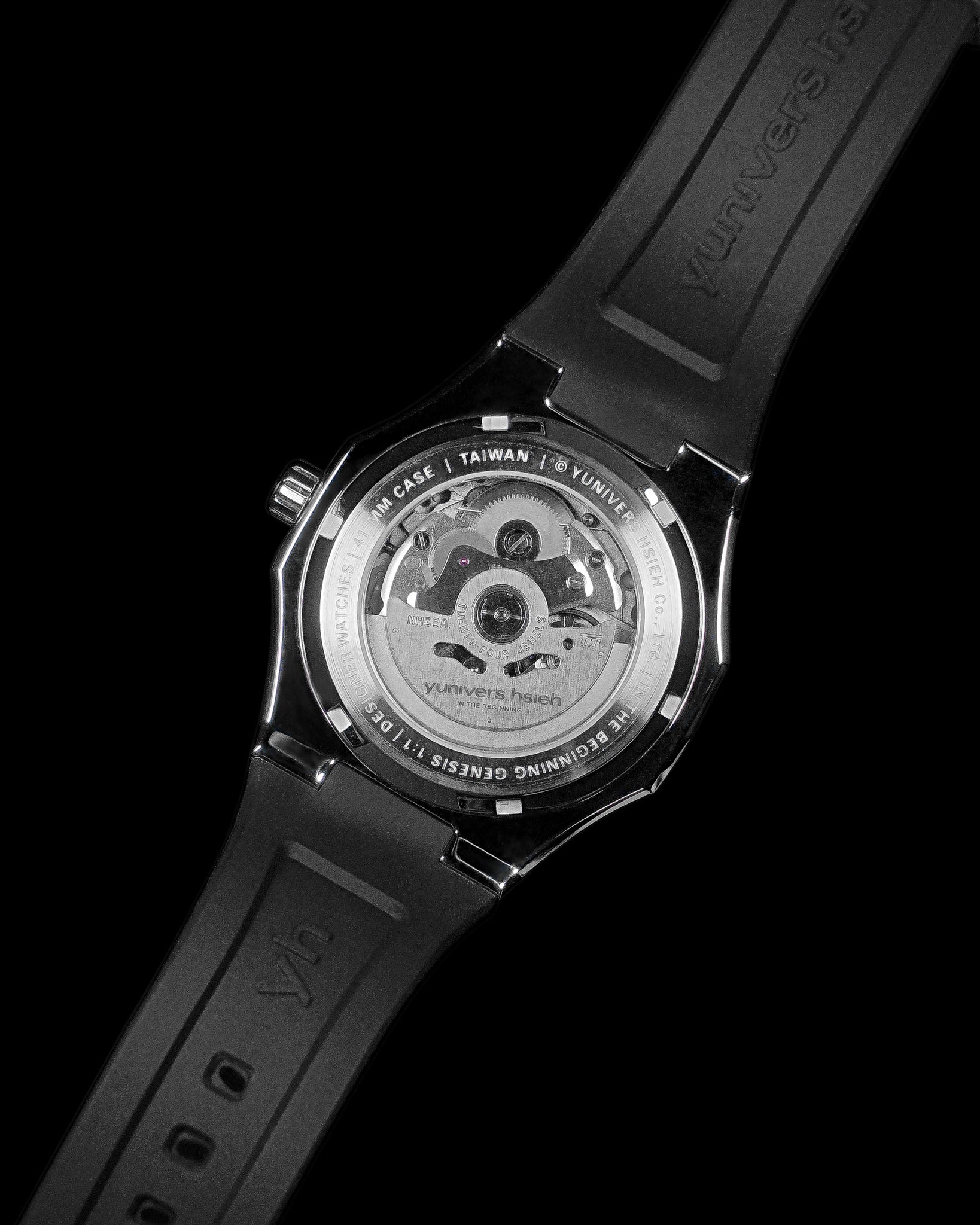 BLACK｜RUBBER STRAP-I｜STRAP SERIES