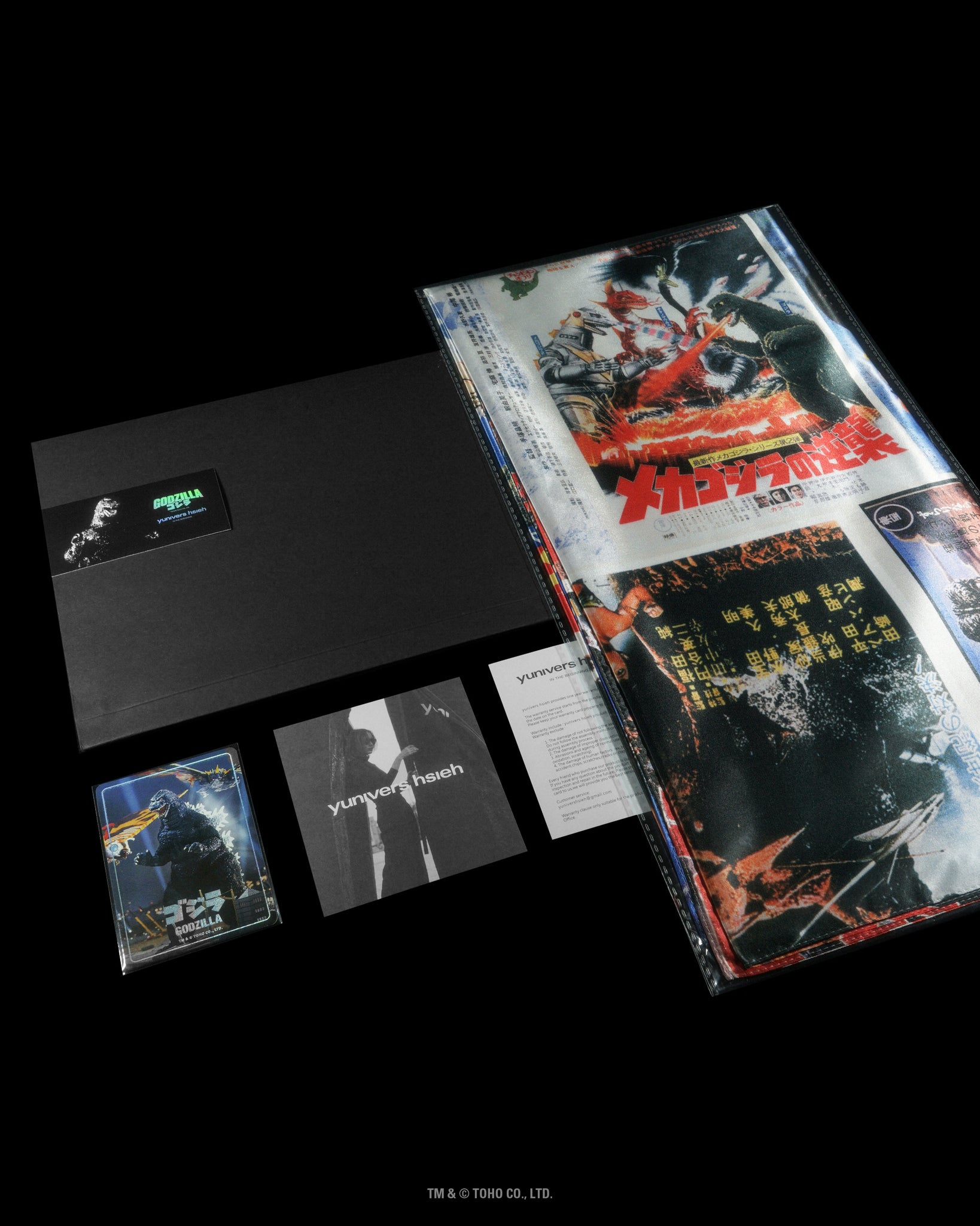 【PRE-ORDER】POSTERS-COLOR｜GODZILLA 70th SERIES｜SILK SCARF SERIES｜LIMITED EDITION