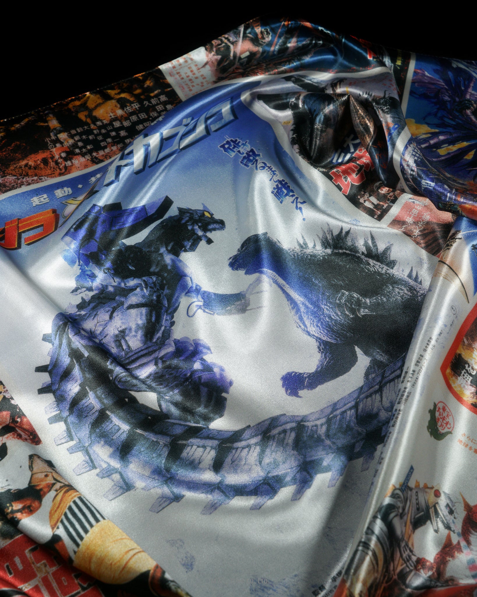【PRE-ORDER】POSTERS-COLOR｜GODZILLA 70th SERIES｜SILK SCARF SERIES｜LIMITED EDITION