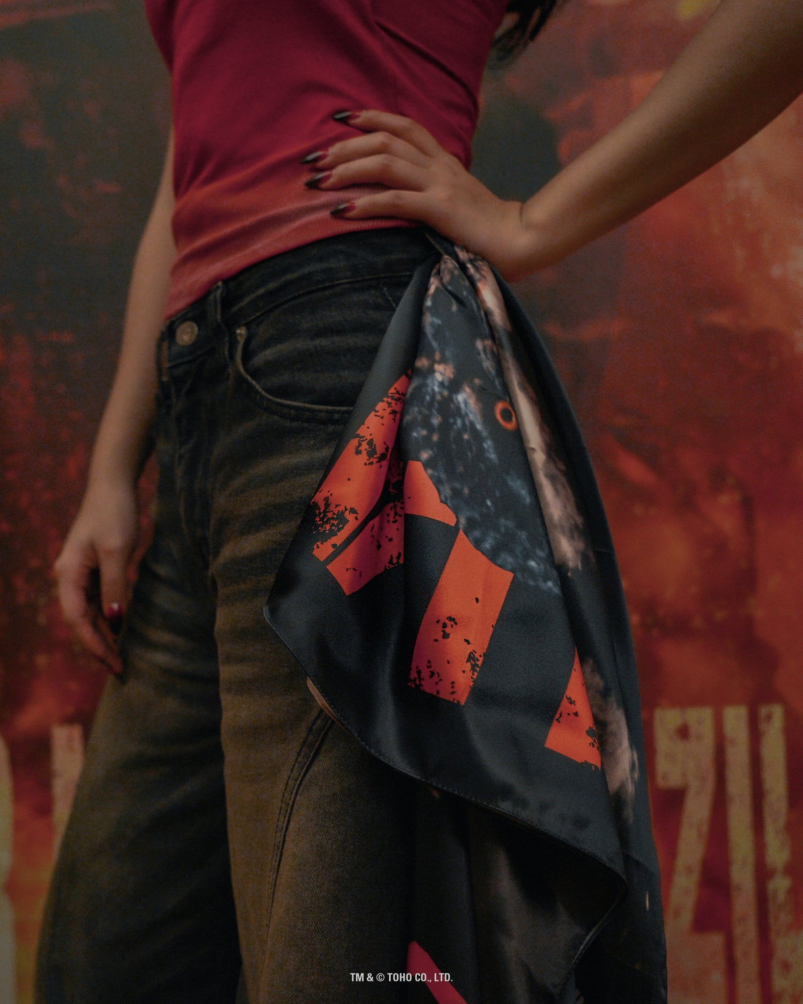 【PRE-ORDER】1995-GODZILLA｜GODZILLA 70th SERIES｜SILK SCARF SERIES｜LIMITED EDITION