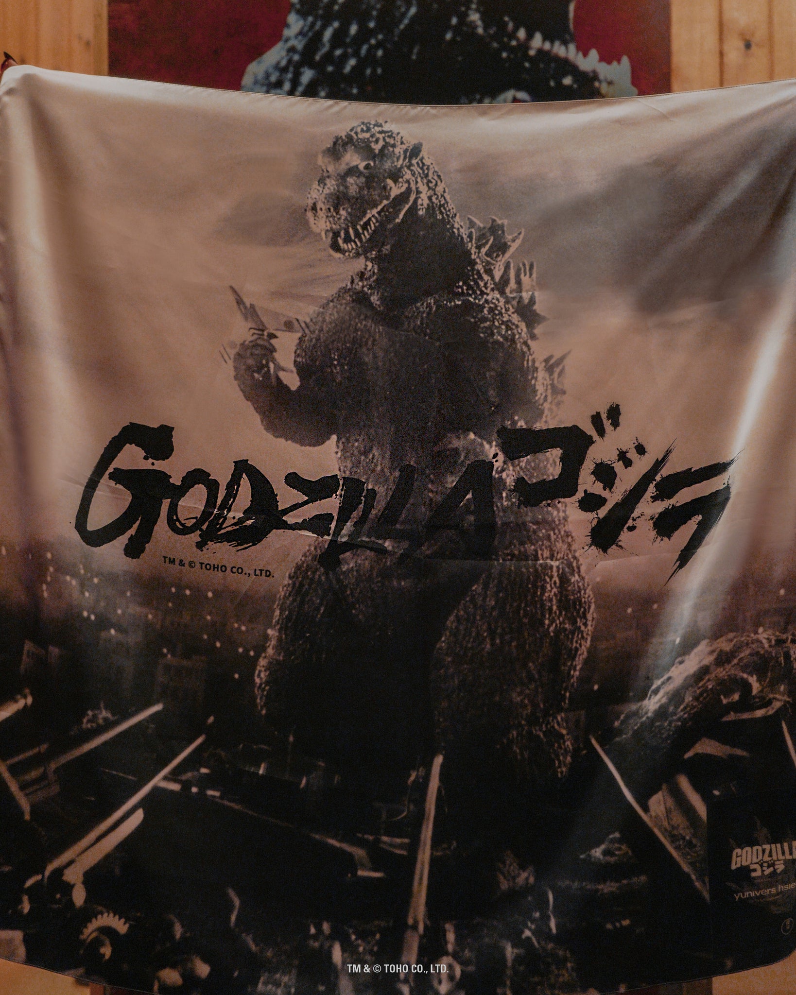 【PRE-ORDER】1954-GODZILLA｜GODZILLA 70th SERIES｜SILK SCARF SERIES｜LIMITED EDITION
