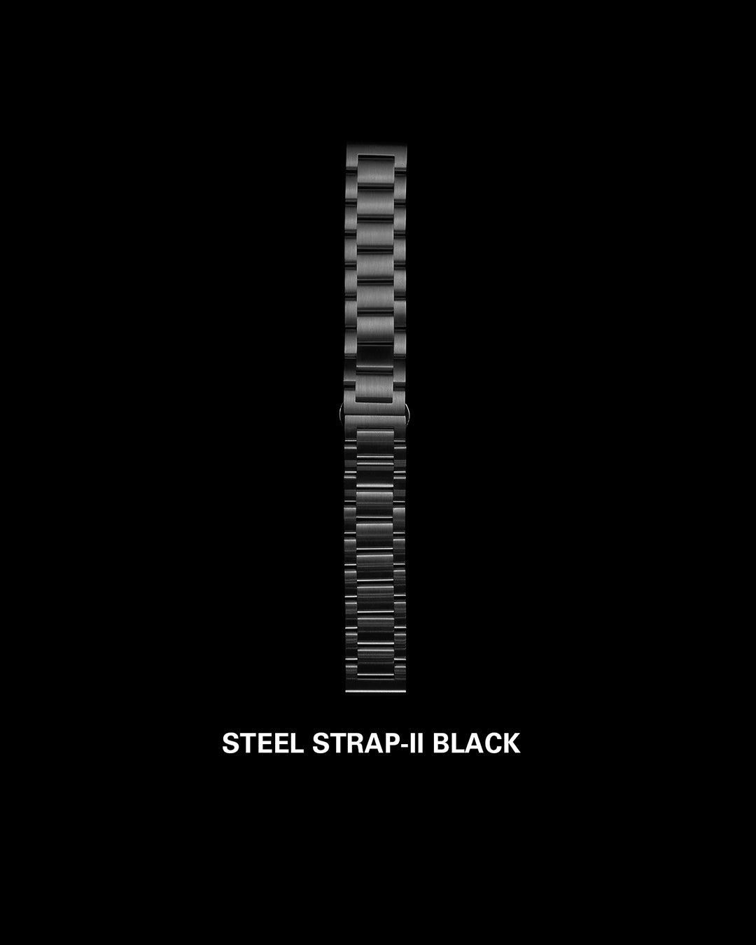 BLACK｜STEEL STRAP-II｜STRAP SERIES