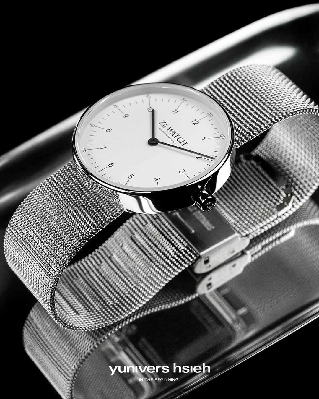 PRECISION WHITE｜CLASSIC SILVER｜ZUWATCH SERIES - yunivers hsieh