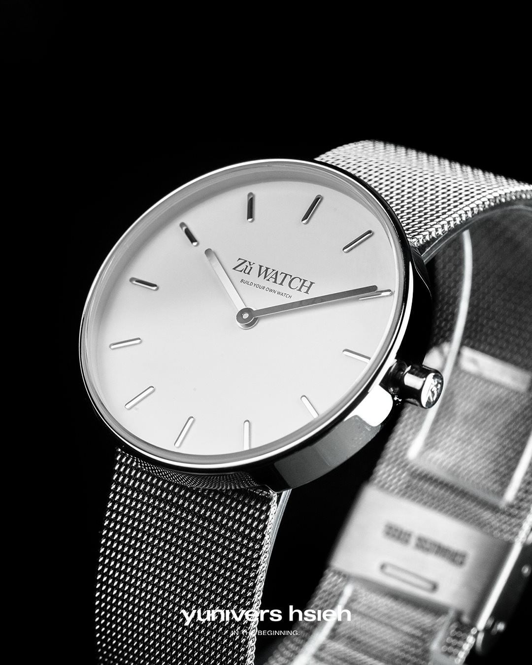 SIMPLE WHITE｜CLASSIC SILVER｜ZUWATCH SERIES - yunivers hsieh