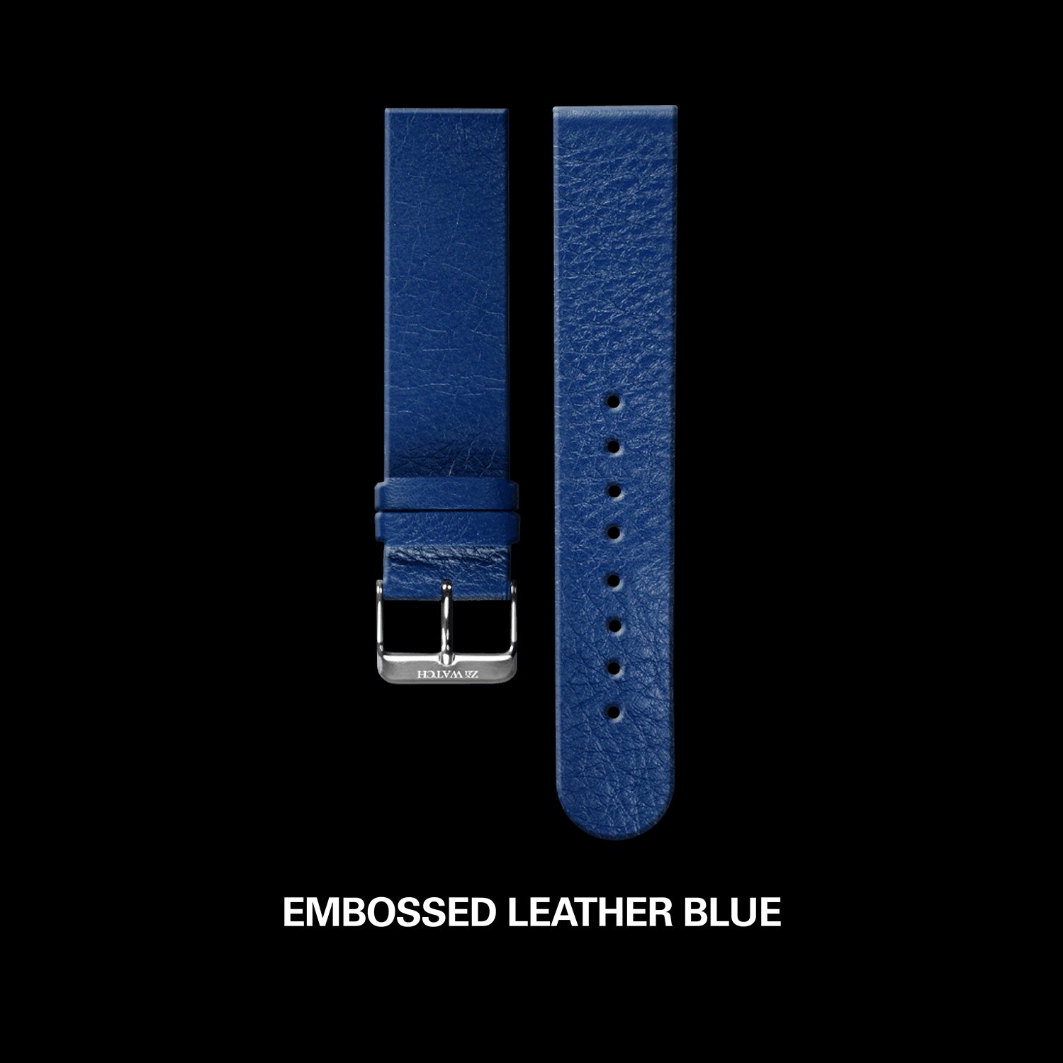 EMBOSSED LEATHER｜BLUE｜STRAP SERIES - yunivers hsieh
